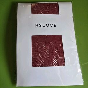 RSLOVE Women's Lace Bodystocking Wine Red Floral Fishnet Lingerie One Size NIP